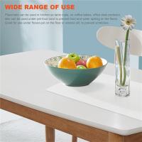 Tapete de cocina transparente, tapete para mesa de centro, protector de mesa, manteles individuales impermeables, protector de encimera, juego de manteles individuales de 4 piezas - details 6