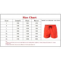 Shorts de natación para hombre de secado rápido con cinturón ajustable y bolsillos para surf y playa, estilo casual y transpirable. - details 20