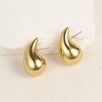 Aretes Domo de Oro Vintage Acero Inoxidable Brillante Estilo Deportivo y al Aire Libre - details 4