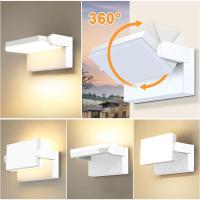 Apliques LED 60W Pared Exterior Interior 360 °   Rotación Negra Lámpara de Pared para Entrada Terraza Pasillo Focos LED Exterior 5000 Lumen Blanco Cálido 3000K Impermeable - details 30