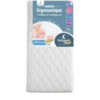 Babysom - Colchón Cuna Bebé Bambú - 60x120 cm - Natural - Altura 14 cm - Antiácaros - Antiasfixia - Transpirable - Reglaje Térmico - Desenfundable - details 8