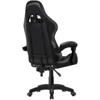 Silla para Ordenador, Silla Ergonómica para Juegos, Silla de Escritorio para Oficina con Altura Ajustable y Ruedas, Sillas de Videojuegos Color Negro/Gris. - details 5
