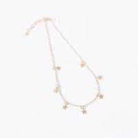Collar con Colgante de Estrella Dorada Joyería Simple para Mujer Regalo de Joyería de Pentagrama - details 1