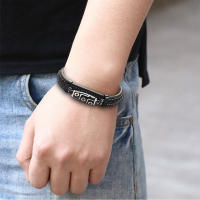 Brazalete Vintage Étnico para Hombre con Cuentas Dzi y Cuero Azul Marino, Pulsera Tejida a Mano con Simbolismo Tibetano, Joyería Masculina de Lujo, Regalos para Hombre, - details 1