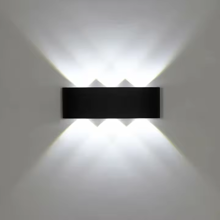 Lámpara de Pared LED Moderna Impermeable IP65, Blanco Frio 6500K, Longitud de 17cm, para Sala de Estar, Dormitorio, Baño - 1