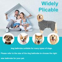 1 Batería de baño para perros, pila de secado para perros, batas para perros súper absorbentes, toallas para perros con adhesivo - details 4