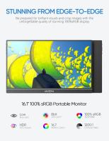 ARZOPA 16,1'' 1080P Monitor portátil 100% sRGB Pantalla externa, Z1C - details 9