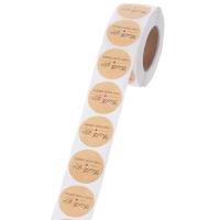 Rollo de pegatinas autoadhesivas para regalo, rollo de pegatinas de 1 pulgada, 500 piezas, gracias por tu pedido - details 5