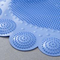 Alfombrilla antideslizante para baño con forma de dedo del pie, con ventosas, alfombrilla para suelo de ducha de seguridad, cómodo Pedal suave para inodoro - details 4
