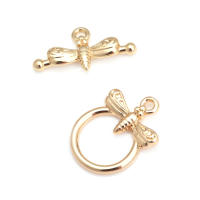 Pulsera de Tirantes Geométricos de Latón Dorado 18K Clasps para Hacer Joyería DIY - details 91