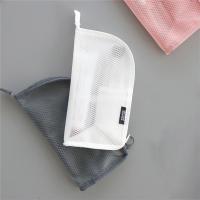 Estuche Portátil De Viaje Para Brochas De Maquillaje Y Cepillo De Dientes Organizador De Bolsa De Almacenamiento De Cosméticos Material EVA Laminado Mesh Estilo Minimalista - details 1