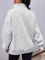 Sudadera cálida con cremallera para mujer estilo coreano Otoño-Invierno - details 8
