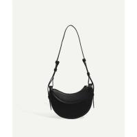 Bolso cruzado de Color puro para mujer, bolso de hombro doble, a la moda, combina con todo - details 14