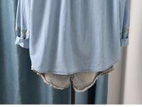 Blusas Bordadas de Flor Moda Coreana para Mujeres Primavera Camisa de Jeans de Diseñador - details 23