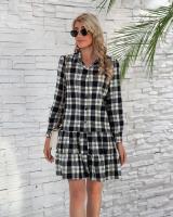 Elegante Vestido Vestido de Manga Larga para Mujer Curvy, Elástico, Bonito Moda de Moda - details 12