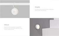 (Rechargeable por USB) Yeelight Sensor de movimiento Luz nocturna Luz de pasillo Luz nocturna Control remoto por infrarrojos magnético Luz del sensor de movimiento del cuerpo 2700K - details 2
