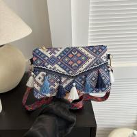 Bolso de hombro con borla para mujer, bandolera de estilo étnico de nicho popular, nueva tendencia, a la moda, con personalidad, 2024 - details 9
