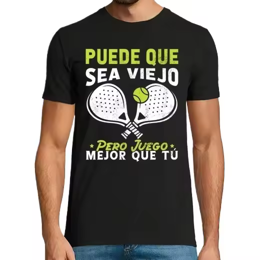 Juego Padel Tennis Mejor que tú,Camiseta de Pádel Divertido, ropa para exteriores - 1