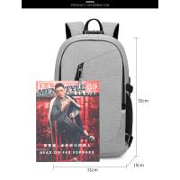 Mochila impermeable antirrobo para hombre, bolsa trasera ligera para libros, elegante, 15,6