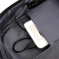 Mochila impermeable multifuncional para hombre, bolsa para ordenador portátil de negocios, con carga USB, de nailon, informal, 2 unidades - details 11