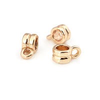 Círculo redondo de latón de Color dorado de 18K, pulseras con agujeros grandes, collares de cuentas, colgantes, conectores, suministros para fabricación de joyas - details 60
