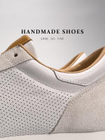 Zapatos casuales de alta gama con perforaciones de cuero bajo, zapatos versátiles de piel de vaca para hombres - details 4