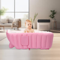 Bañera inflable de interior para niños, lavabo de baño para el hogar, bañera inflable para bebés, piscina para niños - details 6