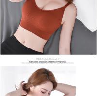 Sujetador sin costuras de copa completa para mujer, Bralette transpirable sin aros, cómodo para dormir, correr, Fitness, Top deportivo de alta calidad - details 7
