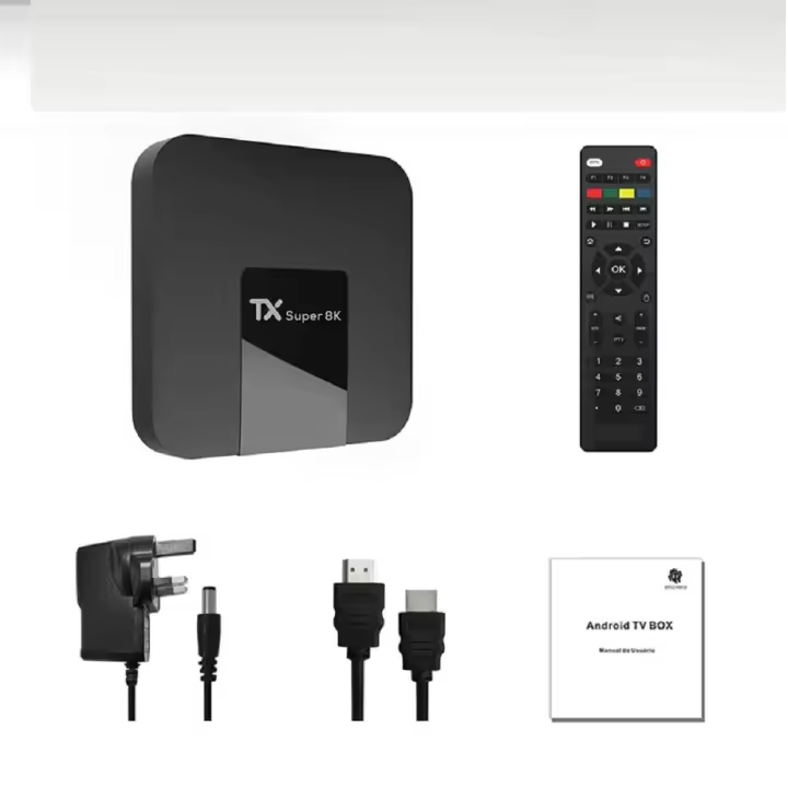 Dispositivo de TV inteligente TX Super, decodificador con Android 10, 8K, 2GB, 16GB, Wifi, RK3228, reproductor multimedia Global - 1