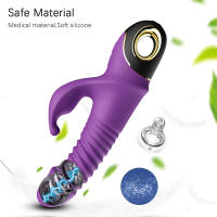 Vibrador de empuje de conejo para mujeres y adultos, estimulador de clítoris telescópico automático, masturbación femenina, Juguetes sexuales, 2022 - details 8