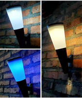 Luz LED Solar inteligente para exteriores, candelabro de pared impermeable para decoración de jardín, balcón, Patio, valla - details 11