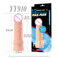 Juego extendido, juego de silicona hueca para pene masculino, marido y mujer comparten juego de dientes de lobo, productos sexuales para adultos - details 6