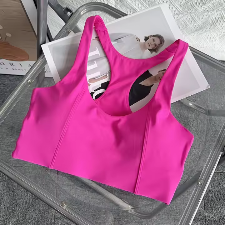 Ropa interior deportiva a prueba de golpes para mujer, chaleco transpirable Sexy para Yoga, correr y Fitness - 1