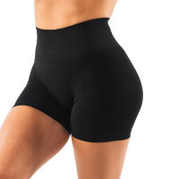 Pantalones Cortos de Yoga Ampliados NVGTN de Spandex para Mujeres Ropa de Gimnasio Suave para Entrenamiento - details 7