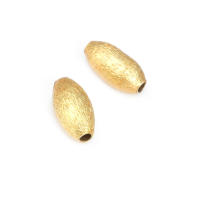 Cuentas de Brass Doradas de 18K Diseño Ovalado Cilíndrico Suministros para Hacer Joyería DIY - details 27