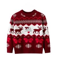 Nueva Moda Europa Y América para Niños, Navidad, ciervos, suéteres, Niñas, bebés, Jersey de malla - details 6