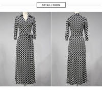 Vestido de noche Vintage para mujer, traje largo ajustado, estampado Y2K, informal, para fiesta y playa, Verano - details 54