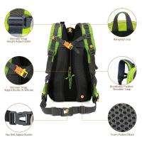 Mochila de viaje resistente al agua de 40L, mochila para acampar, senderismo, portátil, senderismo, escalada, mochilas para hombres y mujeres, suministros de senderismo - details 4