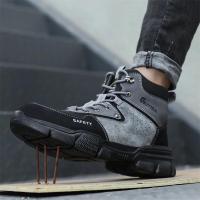 Zapatos de Seguridad de Acero Zapatillas Deportivas con Punta de Acero Indestructibles para Sitio de Construcción Moda de Alta Calidad - details 25