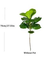 Árbol de Figo Artificial Grande 70-135cm con Ramas de Plantas de Goma Falsa - details 4
