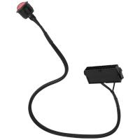 Probador de arranque de fuente de alimentación ATX PSU PC hembra de 24 Pines, Cable Jumper Ridge de arranque con interruptor de encendido/apagado, 50cm - details 0