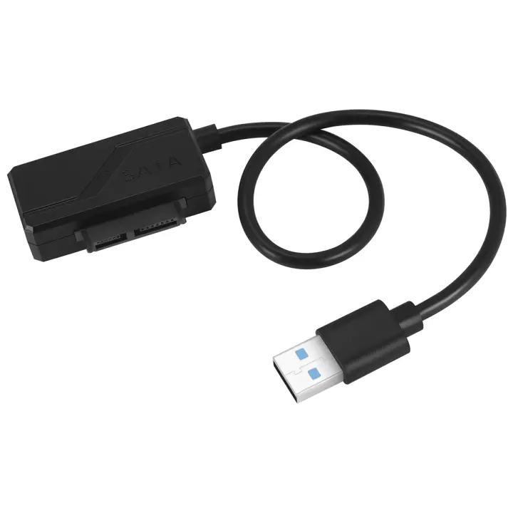 Cable adaptador convertidor USB 2,0 a Mini Sata II 7 + 6 De 13 pines para ordenador portátil, CD/DVD ROM, unidad Slimline - 1
