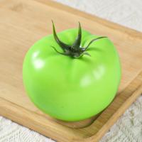 Mini adorno de tomate Artificial, modelo de tomate de simulación de plástico realista, artesanías, accesorios de verduras falsas, decoración del hogar, 5 uds. - details 4