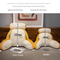 Cojín de noche suave cojín trasero grande almohada sofá cama dormitorio de lectura largo sentado cintura soporte artefacto - details 4