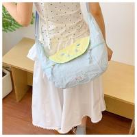 Bolso de hombro de nailon de estilo coreano informal, bolso bonito con forma de fruta, bolso cruzado, bolso de mano ligero, bolso mensajero de tela para estudiante - details 9