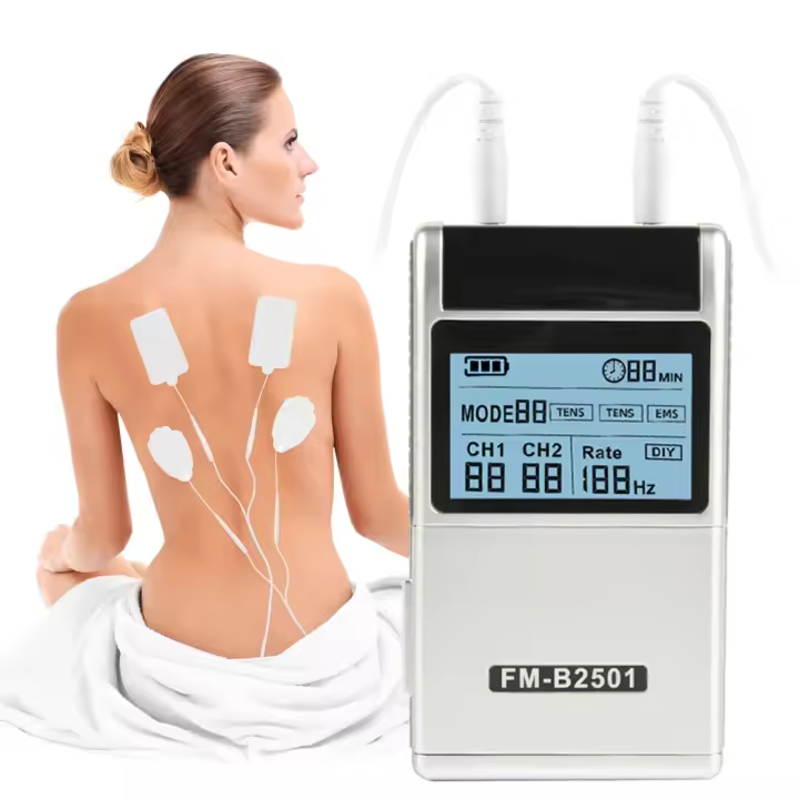 TENS EMS therapy para aliviar el olor en el hogar, almohadilla de electrodos, estimulante muscular de pulpa, acupuntura, Alivio del cuello y espalda, Unidad Personal TENS - 1