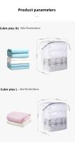 Bolsas de Vacío Nuevas y Patentadas Grandes de Plástico para Almacenamiento Ropa Manta Compresión Bolsa Vacía Accesorios de Viaje - details 9