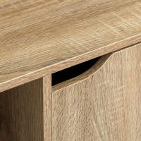 Estantería de Madera, Librería con Puerta y Compartimentos Abiertos, Mueble almacenaje, Organizador,en Color Natural de 119x29x59 cm para Estudio,Dormitorio,Salón, Oficina y Biblioteca - details 28