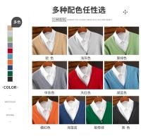 Cardigan de Punto para Hombres Vestido Suelto de Una Botónada con Cuello en V Color Sólido - details 8