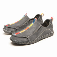 Zapatos de lona informales para hombre, mocasines transpirables, suaves y cómodos, antideslizantes, sin cordones, para conducir - details 3
